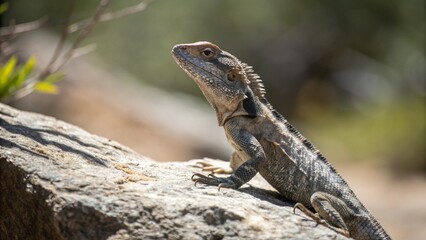 Fototapeta premium Lizard, sharp and realistic, Photo, Natural light.