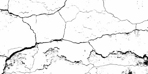  white textured wall with cracks and brick foundation, creating a distressed and   some dark spots,  textured appearance. it looks aged