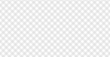 グレーの斜めギンガムチェックのパターン - ナチュラルな横長の背景やバナーの素材 - 1.91:1