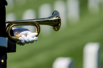 Honoring the Fallen: A Marine's Tribute at National Military Cemetery