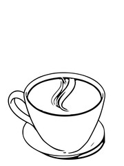 cup of coffee vector illustration 