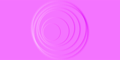 Pink Abstract Concentric Circles With Gradient Pattern in Vibrant Colors