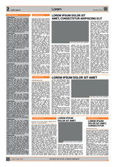 Newspaper Page Layout Mockup