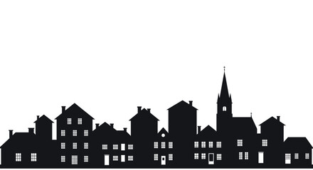 Minimalist home decor art with pink haired woman surrounded by vases and leaves vector illustration