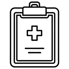 Medical File Pad – Clean Vector Design