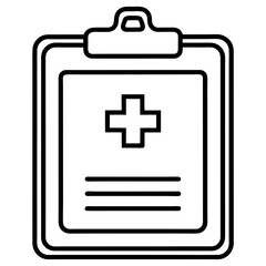 Medical File Pad – Clean Vector Design