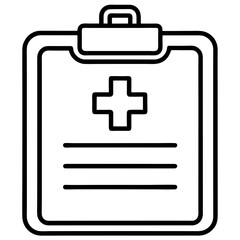 Medical File Pad – Clean Vector Design