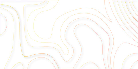 Abstract colorful paper cut background design. Trendy multicolor contemporary design for prints, flyers, banners, brochures, invitations, covers. Ocean topographic line map with curvy wave.