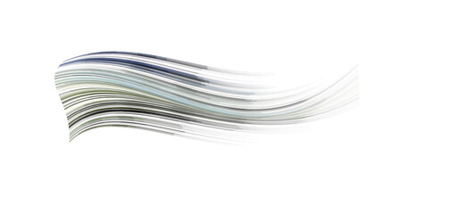 Abstract Swirling Lines:  Dark Background, Green, Blue, and Gray Hues, Dynamic Energy, Modern Design