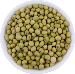 Soybeans on transparent background