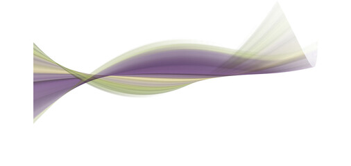 Abstract purple and green flowing wave design, elegant, modern, and dynamic background.
