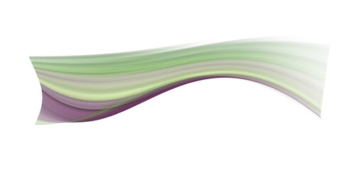 Abstract Green and Purple Swirling Wave, Modern Artistic Design, Serene and Elegant Background Image