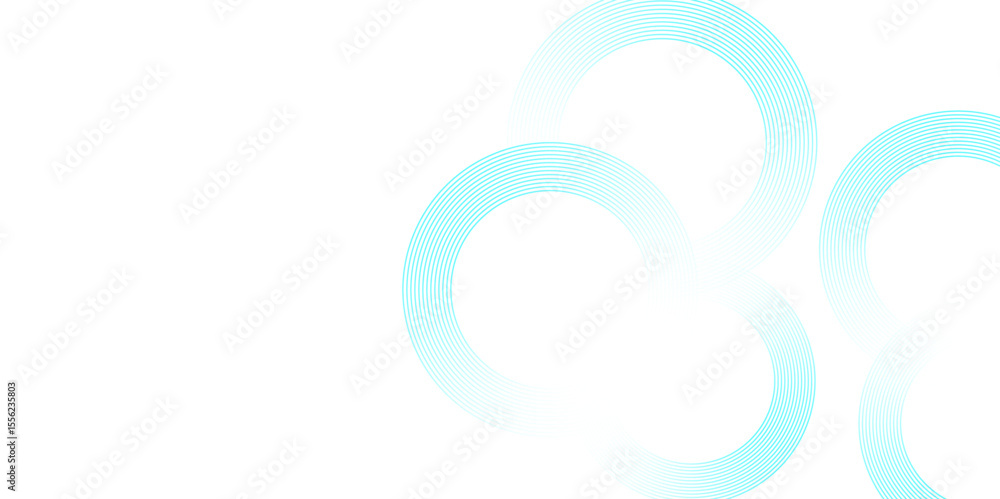Aufkleber abstract glowing geometric lines on background. modern circle lines pattern. futuristic concept. abs