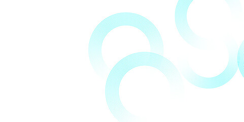 Abstract glowing geometric lines on background. Modern circle lines pattern. Futuristic concept. Abstract white background with golden circle rings.