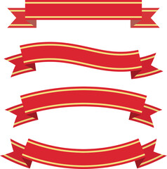 Flat Vector Illustration of Assorted Decorative Gift Bow Set in Pastel Colors for Presentation and Web Template