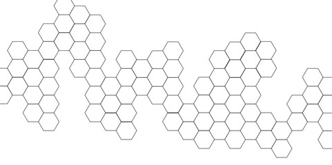 Abstract 3d hexagon grey and white out line technology style honeycomb seamless pattern background. Abstract background with hexagon, modern abstract vector polygonal pattern.