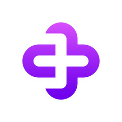 Letter C medical modern creative logo design