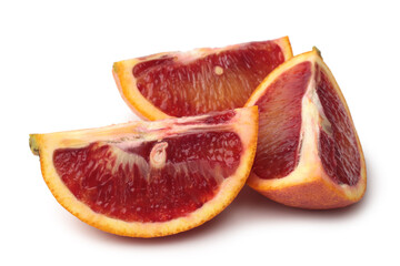 Red blood orange fruits