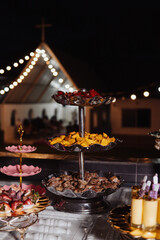table with decoration at an event