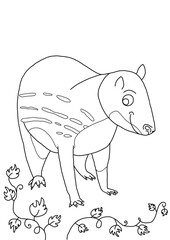 coloring page lion
