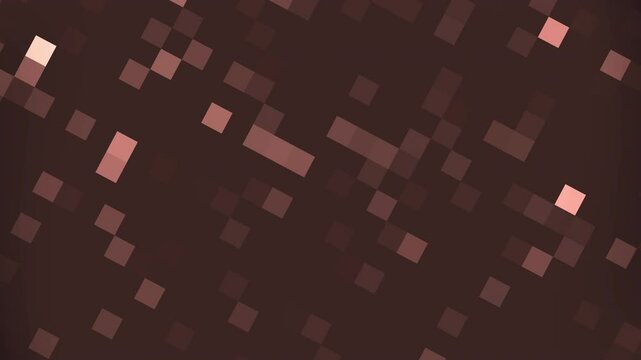 Padr&atilde;o Abstrato de Quadrados em Tons Terrosos