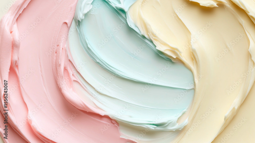 Poster cream jar, high-resolution macro image of an inner edge detail, showcasing intricate textures and fe
