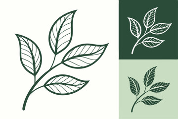 minimalist-vector-logo-of-a-leaf--green-tones