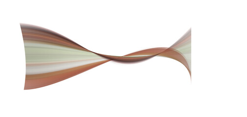 Fototapeta premium Abstract swirling ribbon; elegant, warm tones; flowing, dynamic design; modern, artistic background.