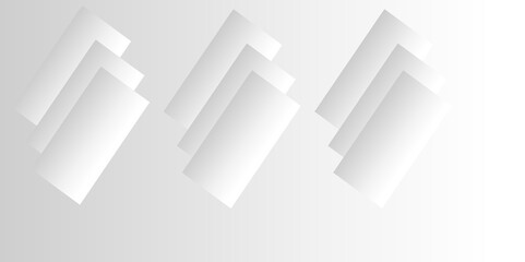 Sophisticated Technology Design Background Featuring a Smooth Gradient Blend of White and Gray, Overlaid with Delicate Diamond and Triangular Linework to Suggest a Harmonious Intersection of Design an