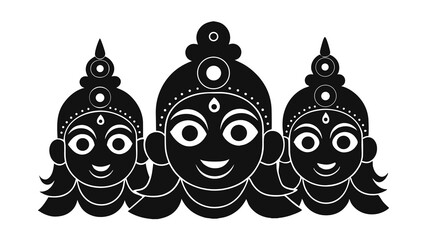 black and white face musk of cultural event