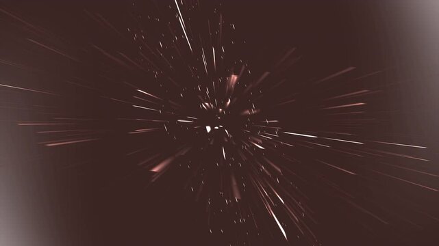 Explos&atilde;o de Luz Abstrata Marrom