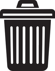 trash can icon, Vector illustration.
