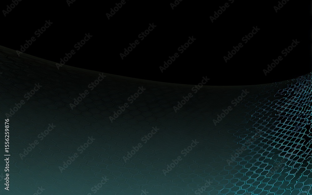 Fototapete abstract network gradient on dark background