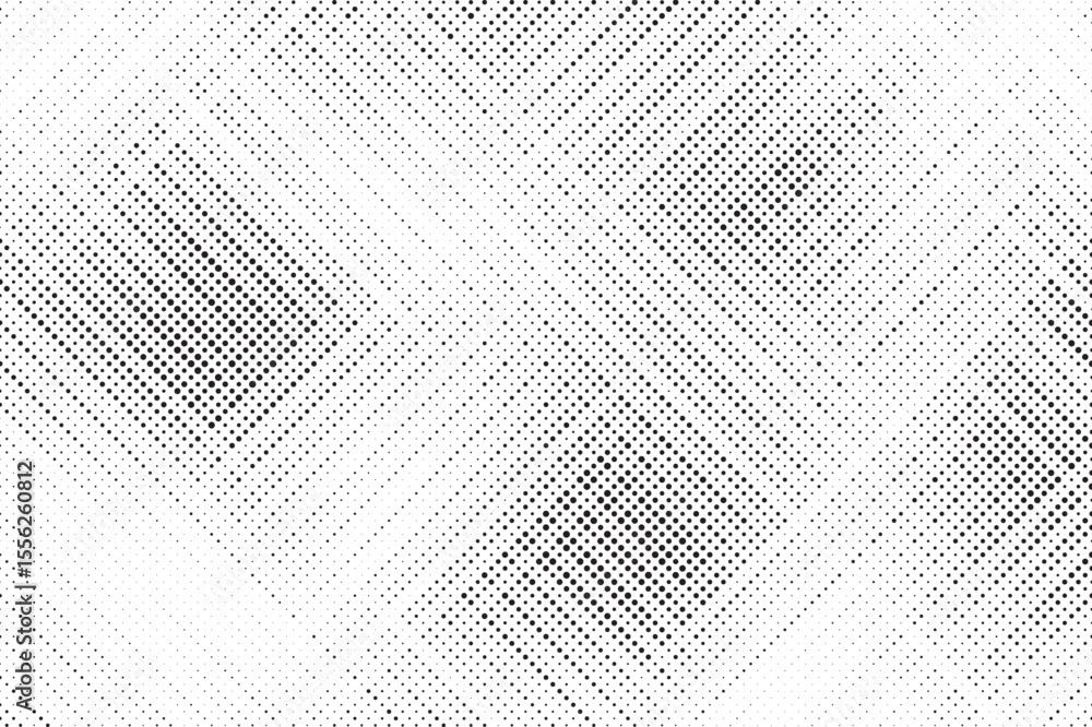 Fototapete Halftone background vector, abstract backdrop design with two tone pattern and copy space for edit your content