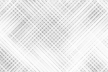 Obraz premium Grunge halftone gradient texture. Faded grit noise background. Sandy gritty wallpaper. Retro pixelated backdrop. Black and white anime or manga comic overlay. Vector graphic design textured halftone