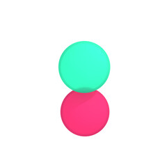 電子軌道の3dCG素材