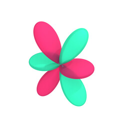 電子軌道の3dCG素材