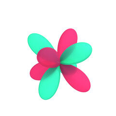 電子軌道の3dCG素材