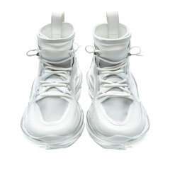 baby shoes on white background