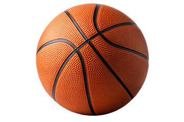 Fototapeta premium High-Resolution Image of an Orange Basketball, Perfect for Sports Themes and Designs