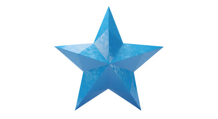 Obraz premium Light blue star graphic design element