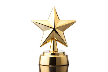 Golden Star Award Trophy Achievement, Success, and Recognition Symbol