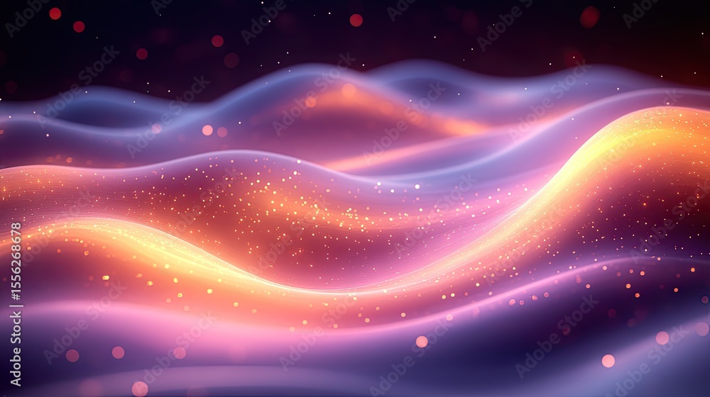Poster matte texture background with subtle lighting effects and color transitions between yellow and purpl