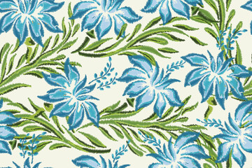 seamless floral motif in vector suitable for fabric, background, wallpaper, covers, etc	