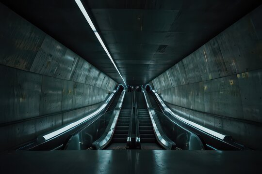 underground tunnel in the city