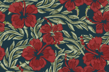 seamless floral motif in vector suitable for fabric, background, wallpaper, covers, etc  © B_1_3