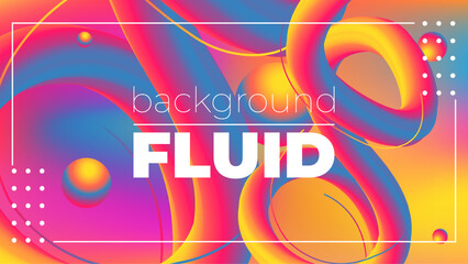 Abstract Fluid Neon Color Pattern – Liquid Gradient Background with Modern Geometric Dynamic Motion Style for Wallpaper, Banner, Card, Book Illustration, and Landing Page Design