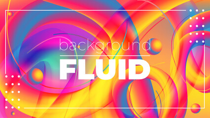Abstract Fluid Neon Color Pattern – Liquid Gradient Background with Modern Geometric Dynamic Motion Style for Wallpaper, Banner, Card, Book Illustration, and Landing Page Design