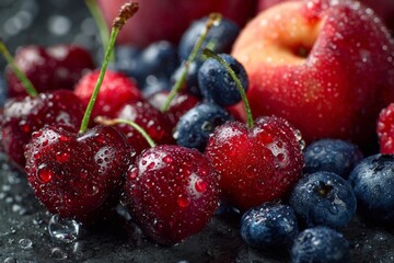 Cooling fruits in summer look refreshing , Generative AI