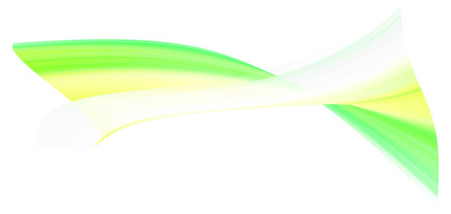 Abstract lime green and white flowing wave design, dynamic energy, modern style.